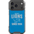 NFL Detroit Lions Helmet iPhone 18 Pro Clear Case