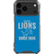 NFL Detroit Lions Helmet iPhone 18 Pro Max Clear Case