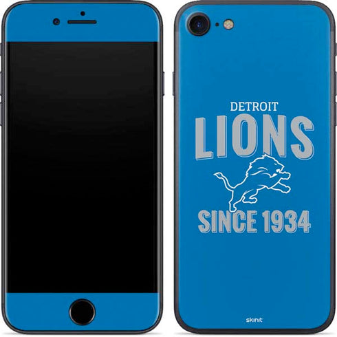 NFL Detroit Lions Helmet iPhone 8 Skin