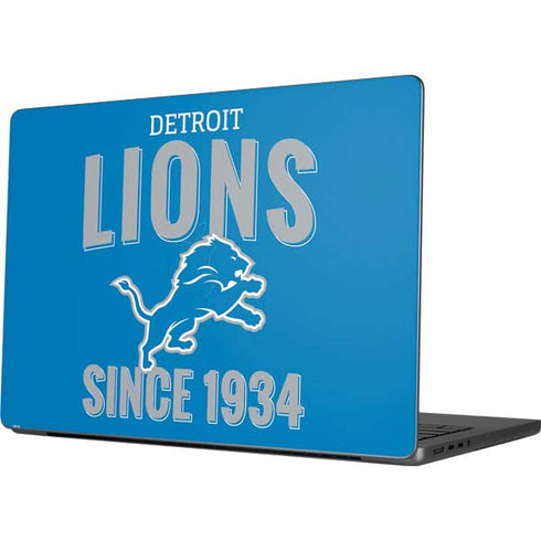 NFL Detroit Lions Helmet Apple MacBook Pro 14-inch Skin