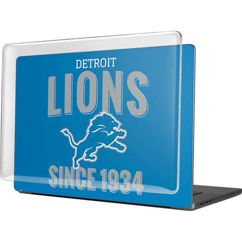 NFL Detroit Lions Helmet MacBook Cases