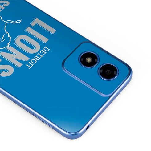 NFL Detroit Lions Helmet Moto G Play 4G (2024) Skin