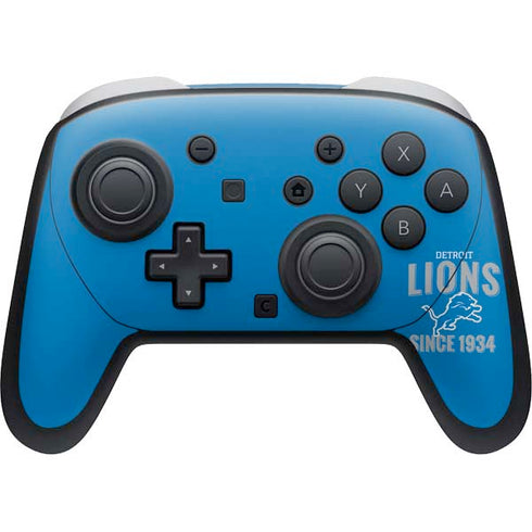 NFL Detroit Lions Helmet Nintendo Switch 2 (2025) Pro Controller Skin