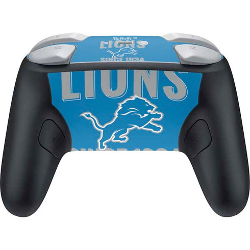 NFL Detroit Lions Helmet Nintendo Switch 2 (2025) Pro Controller Skin
