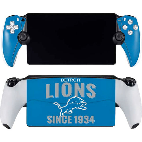 NFL Detroit Lions Helmet PlayStation Portal Remote Player Skin
