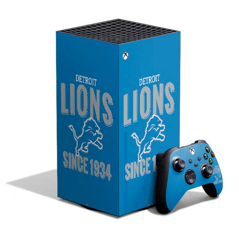 NFL Detroit Lions Helmet XBox Series X Digital Edition Bundle Skin