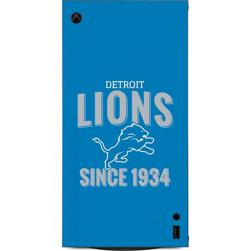 NFL Detroit Lions Helmet XBox Series X Digital Edition Console Skin