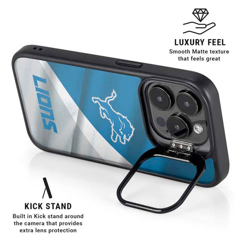 NFL Detroit Lions iPhone 14 Pro Max Kickstand Case
