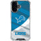 NFL Detroit Lions iPhone 16 Plus Clear Case