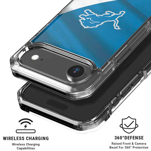 NFL Detroit Lions iPhone 17 Air Clear Case