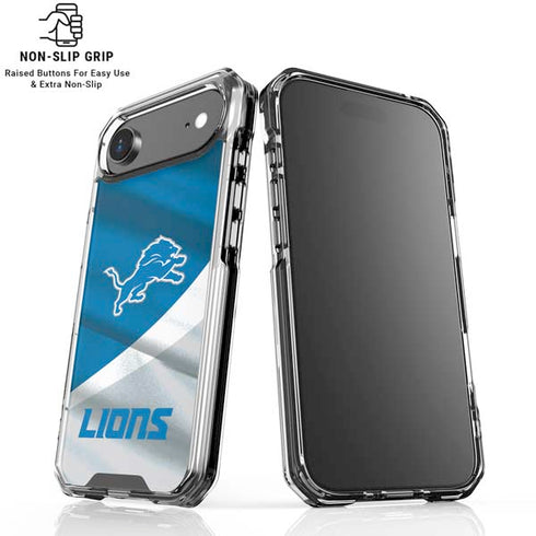 NFL Detroit Lions iPhone 17 Air Clear Case