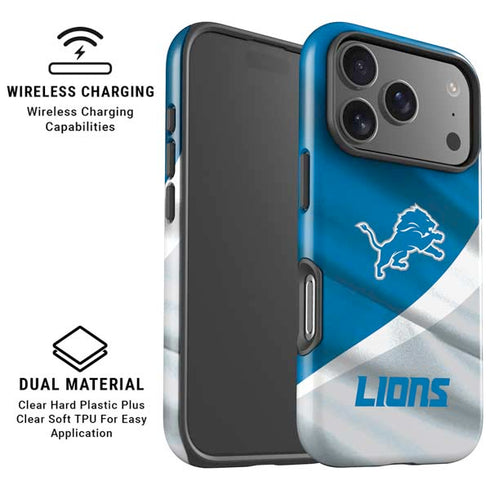 NFL Detroit Lions iPhone 17 Pro Magsafe Impact Case