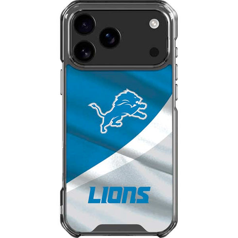 NFL Detroit Lions iPhone 17 Pro Max Clear Case