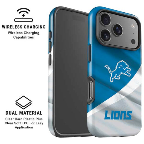 NFL Detroit Lions iPhone 17 Pro Max Magsafe Impact Case