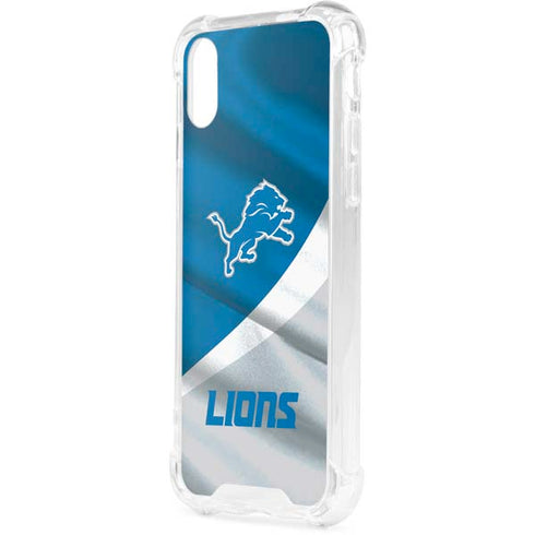NFL Detroit Lions iPhone XS Clear Case
