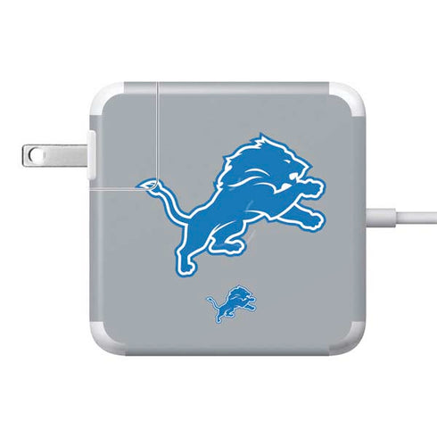 NFL Detroit Lions Large Logo 85W Power Adapter (15 and 17 inch MacBook Pro Charger) Skin