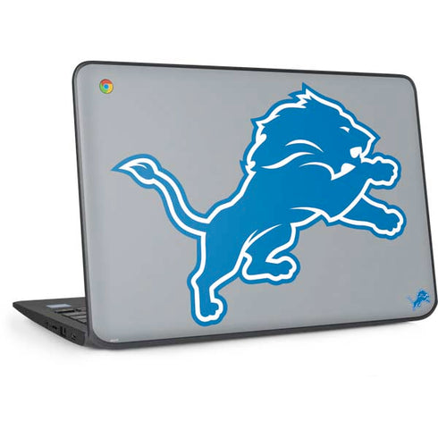 NFL Detroit Lions Large Logo HP Chromebook Skin