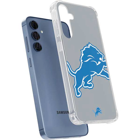 NFL Detroit Lions Large Logo Galaxy A55 5G Clear Case