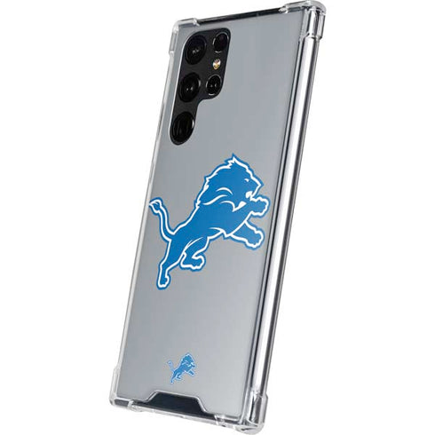 NFL Detroit Lions Large Logo Galaxy S23 Ultra Clear Case
