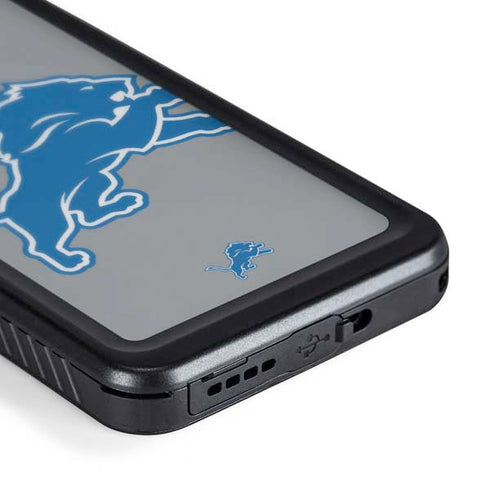 NFL Detroit Lions Large Logo Galaxy S24 Plus Waterproof Case