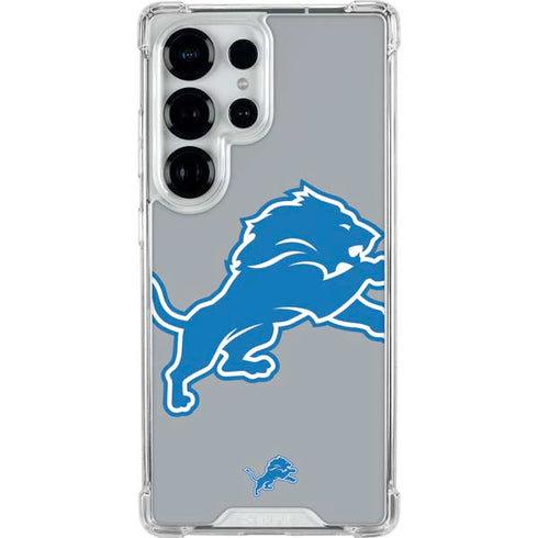 NFL Detroit Lions Large Logo Galaxy S25 Ultra Clear Case
