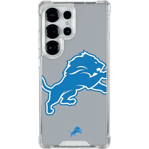 NFL Detroit Lions Large Logo Galaxy S26 Ultra Clear Case