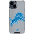 NFL Detroit Lions Large Logo iPhone 15 Clear Case