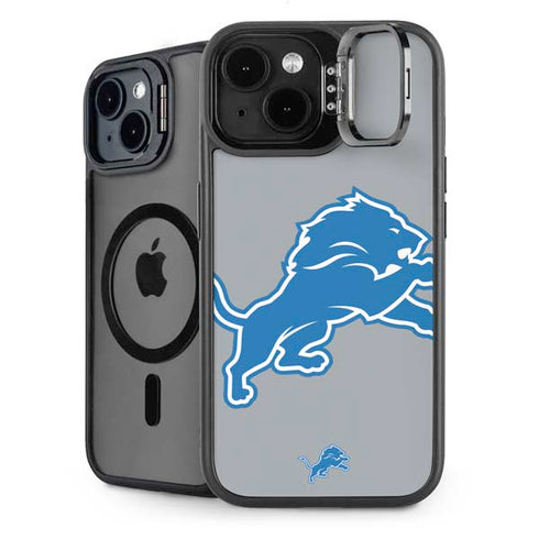 NFL Detroit Lions Large Logo iPhone 15 Plus Kickstand Case