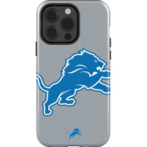 NFL Detroit Lions Large Logo iPhone 15 Pro Impact Case