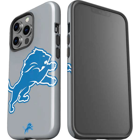 NFL Detroit Lions Large Logo iPhone 15 Pro Impact Case