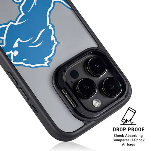 NFL Detroit Lions Large Logo iPhone 15 Pro Max Kickstand Case