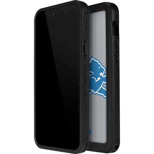 NFL Detroit Lions Large Logo iPhone 15 Pro Waterproof Case