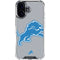 NFL Detroit Lions Large Logo iPhone 16 Plus Clear Case