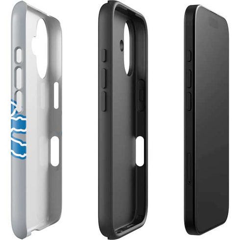 NFL Detroit Lions Large Logo iPhone 16 Plus Impact Case