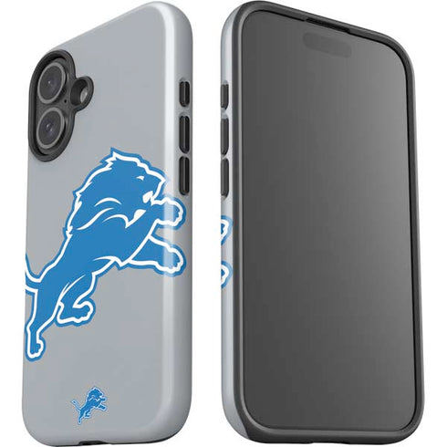 NFL Detroit Lions Large Logo iPhone 16 Plus Impact Case