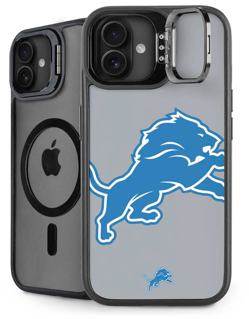 NFL Detroit Lions Large Logo iPhone 16 Plus Kickstand Case