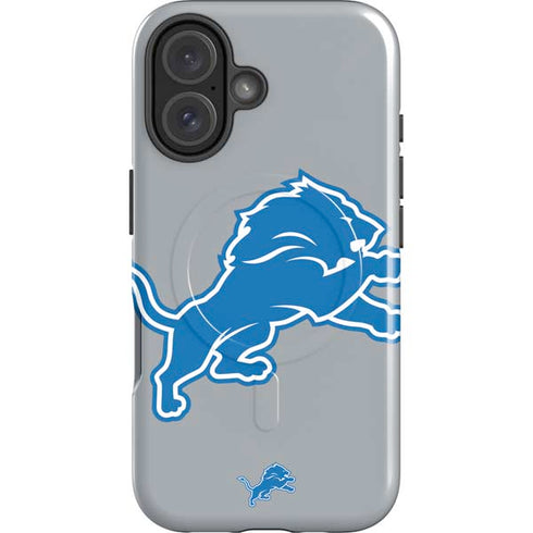 NFL Detroit Lions Large Logo iPhone 16 Plus Magsafe Impact Case