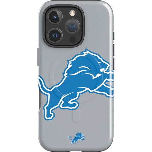 NFL Detroit Lions Large Logo iPhone 16 Pro Magsafe Impact Case