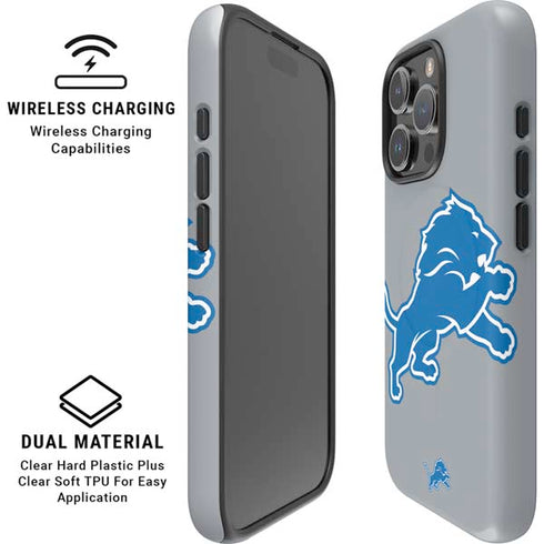 NFL Detroit Lions Large Logo iPhone 16 Pro Magsafe Impact Case
