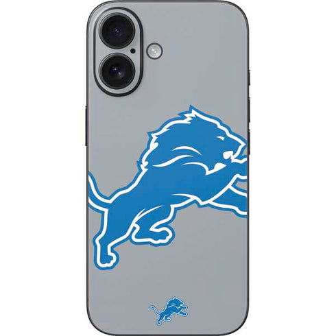 NFL Detroit Lions Large Logo iPhone 16 Skin