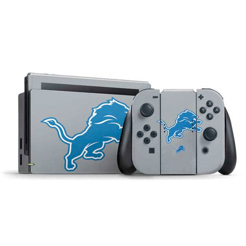 NFL Detroit Lions Large Logo Nintendo Skins