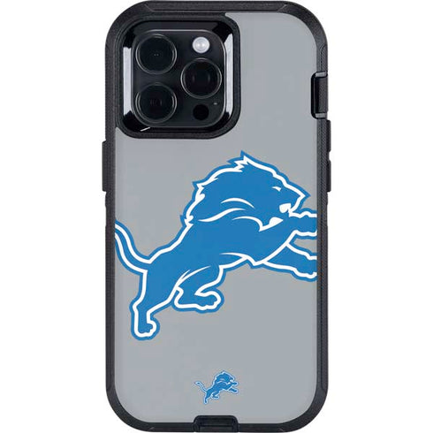 NFL Detroit Lions Large Logo Otterbox Defender iPhone Skin