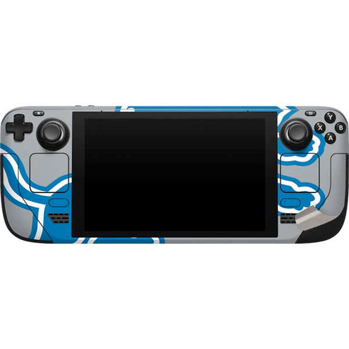 NFL Detroit Lions Large Logo Steam Deck Handheld Gaming Computer Skin