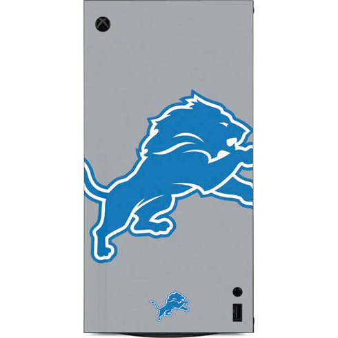 NFL Detroit Lions Large Logo XBox Series X Digital Edition Console Skin