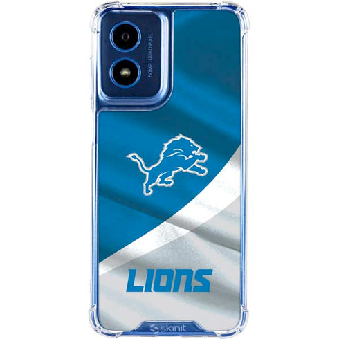 NFL Detroit Lions Moto G 5G (2024) Clear Case