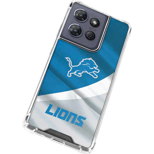 NFL Detroit Lions Moto G Play 5G (2025) Clear Case