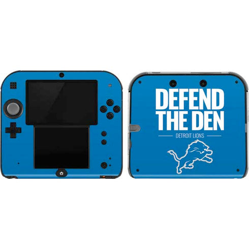 NFL Detroit Lions Team Motto Nintendo Skins