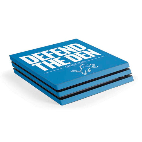 NFL Detroit Lions Team Motto PlayStation PS4 Skins