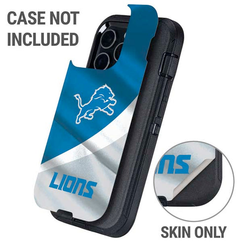 NFL Detroit Lions Otterbox Defender iPhone Skin