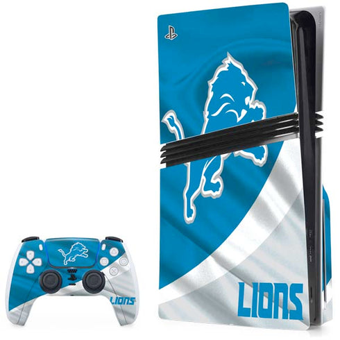 NFL Detroit Lions PS5 Pro Disk Bundle Skin